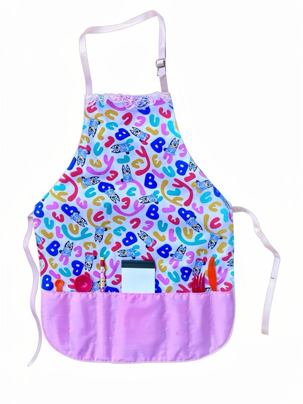 Brand New Bluey Toddler Apron - Cooking, Art & Play
